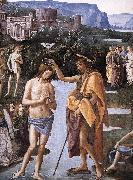 Baptism of Christ (detail) a, PERUGINO, Pietro